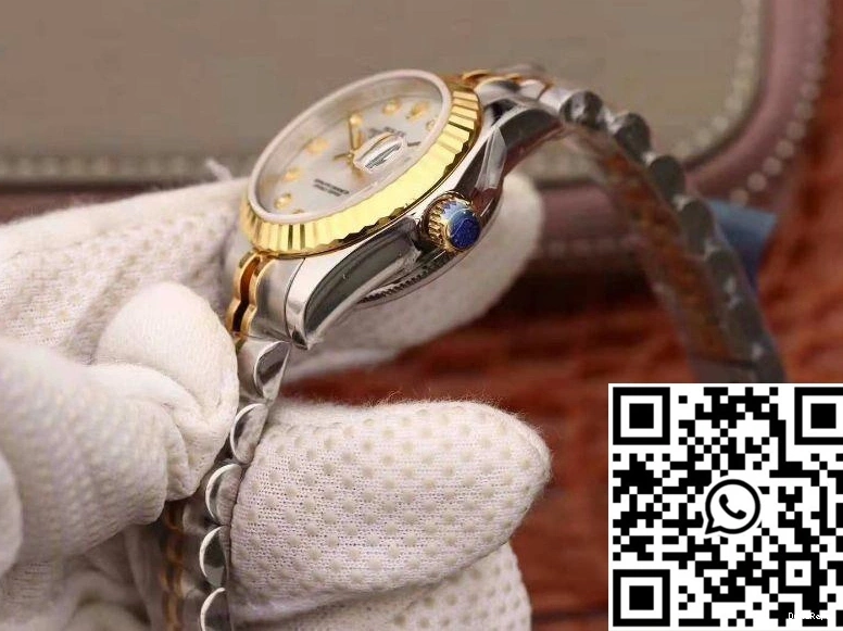 18K Lady Gold 28MM Silver Rolex Datejust Dial 0107